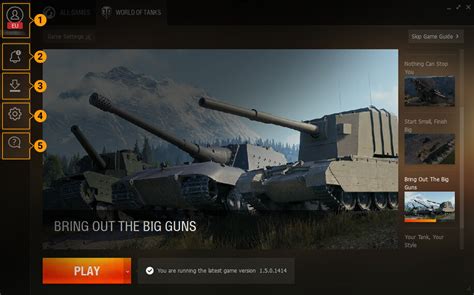 Wargaming.net Game Center Guide .
